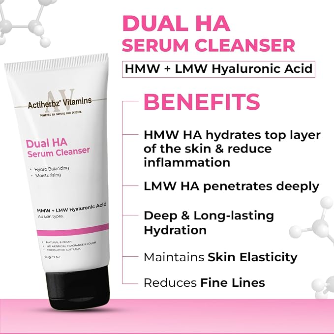 DUAL HA Cleanser 60 G-Serum-10 ML