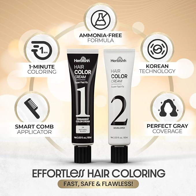 1 Minute Hair Dye Natural Black