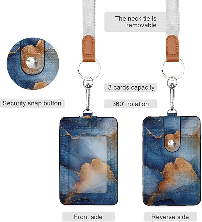 Marble Terracotta Navy Blue