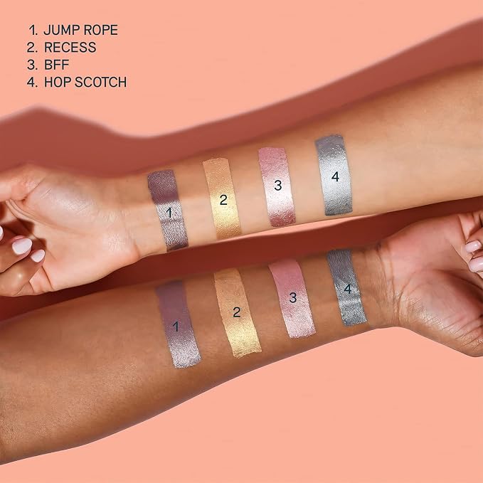 Hopscotch - Metallic Pewter