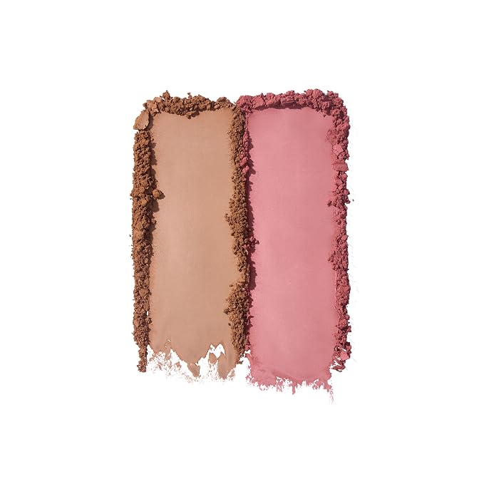 Sunburnt: brûlé​ (matte neutral earthy rose​) & bisou​ (matte neutral deep rose​)