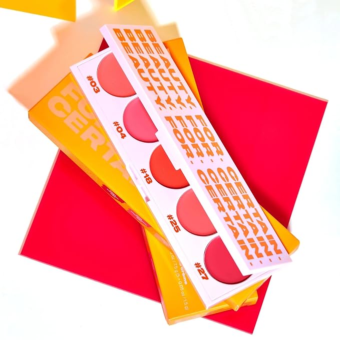 cream blusher palette
