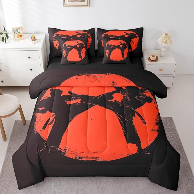 Dark Black Red