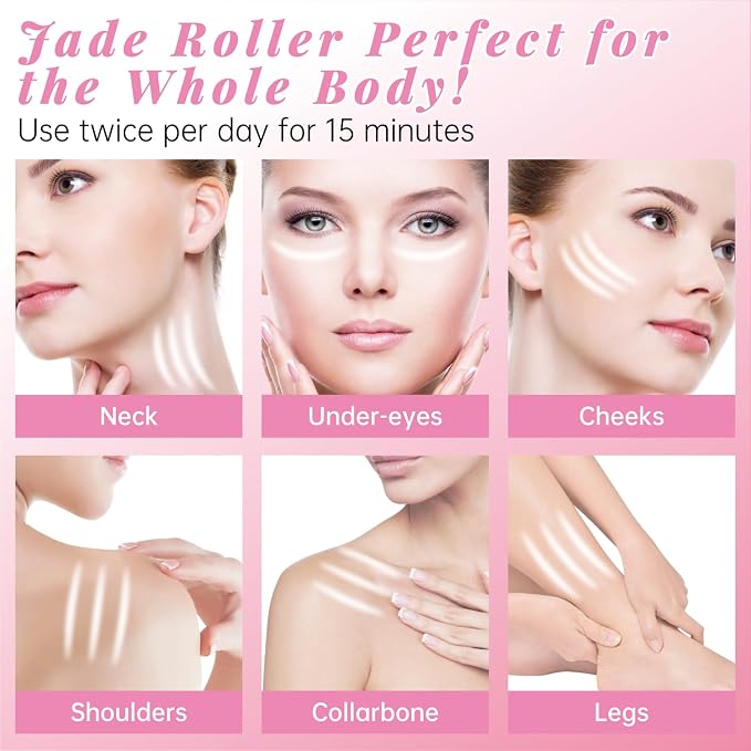 Pink(face Mask+jade Roller)
