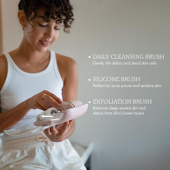 Vanity Planet Facial Cleansing Brush Replacement Heads, Raedia 2.0-3 Interchangeable Replacement Bru