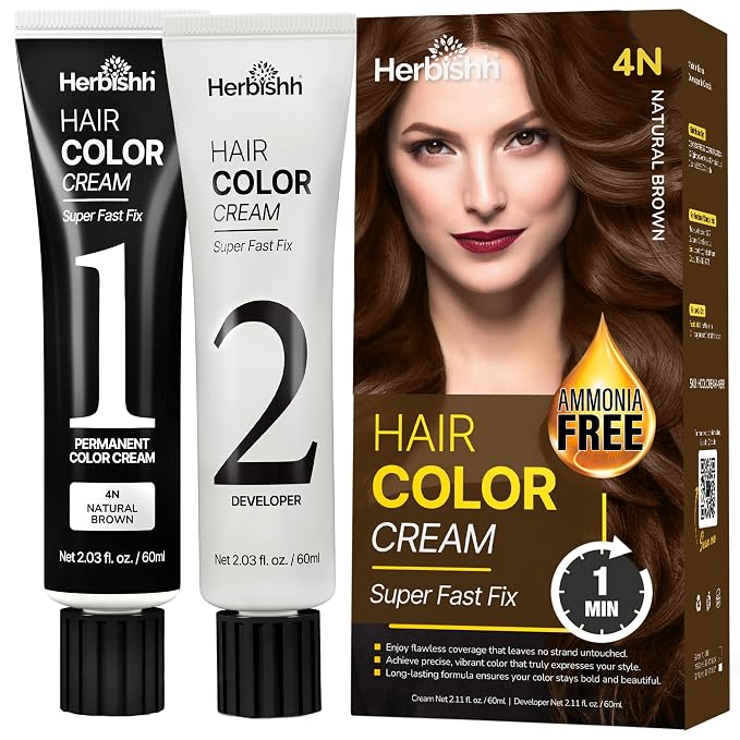 1 Minute Hair Dye Natural Brown