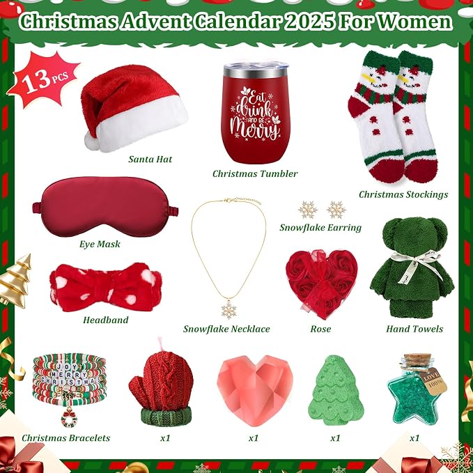 Advent Calendar-Red