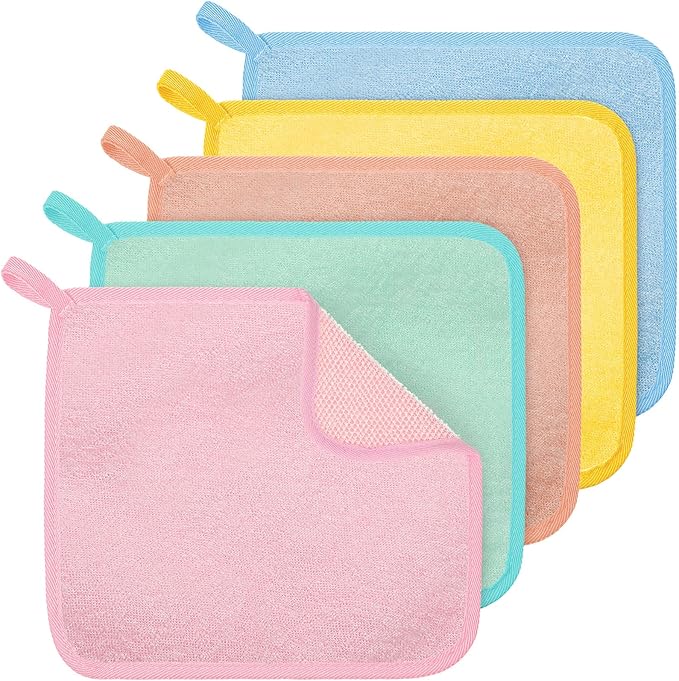 Blue, Green, Yellow, Pink, Skin Tone