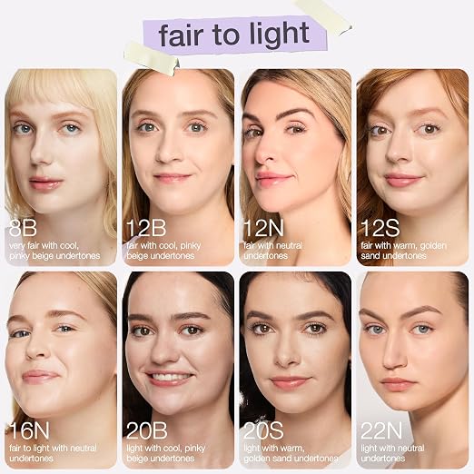 12S fair (fair skin with warm, golden undertones)