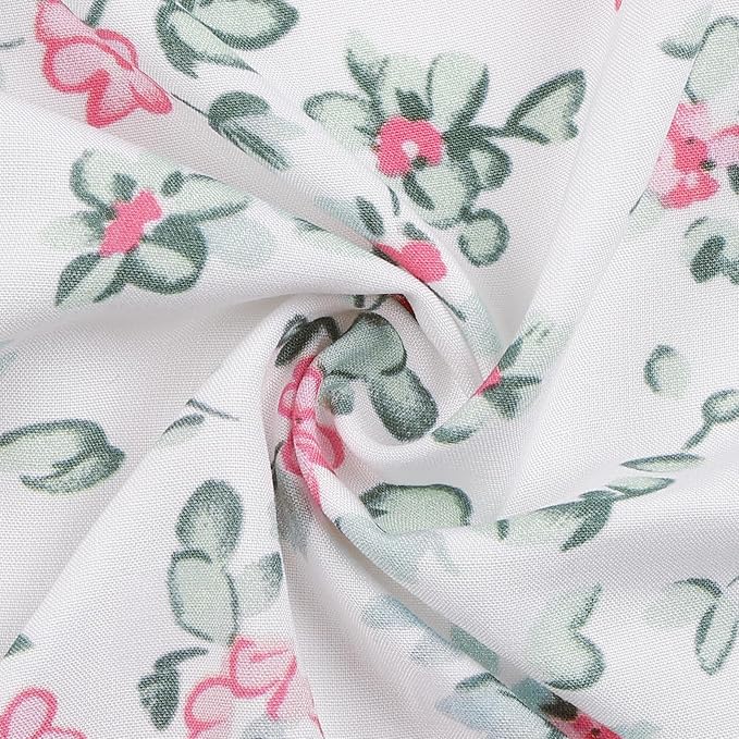 Pink Green Floral