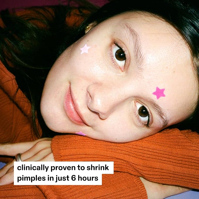 Pink Hydrocolloid Stars