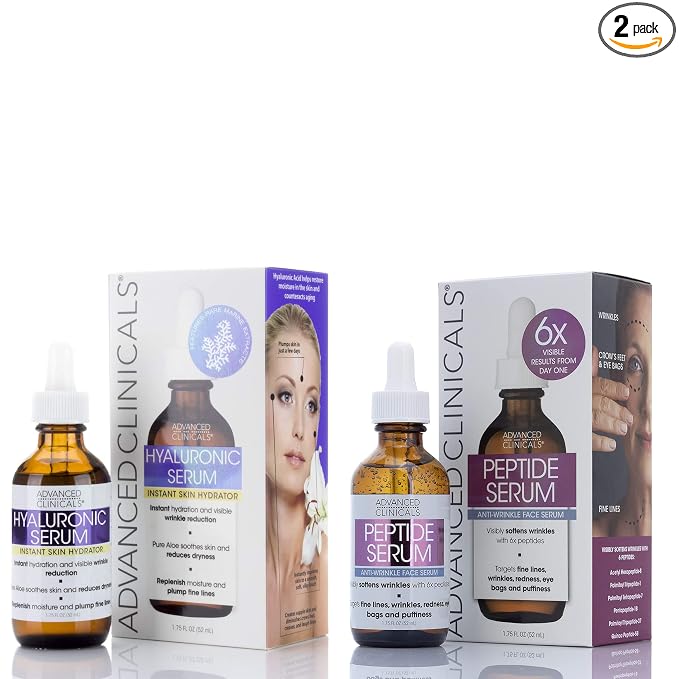 Hyaluronic + Peptide Serum Set