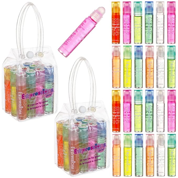 24 Pack Flavored Lip Gloss