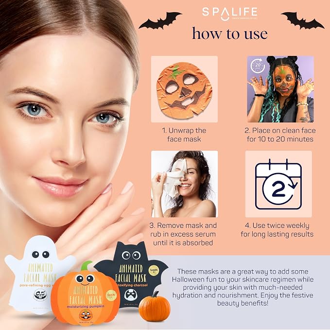 Ghost, Bat, Pumpkin