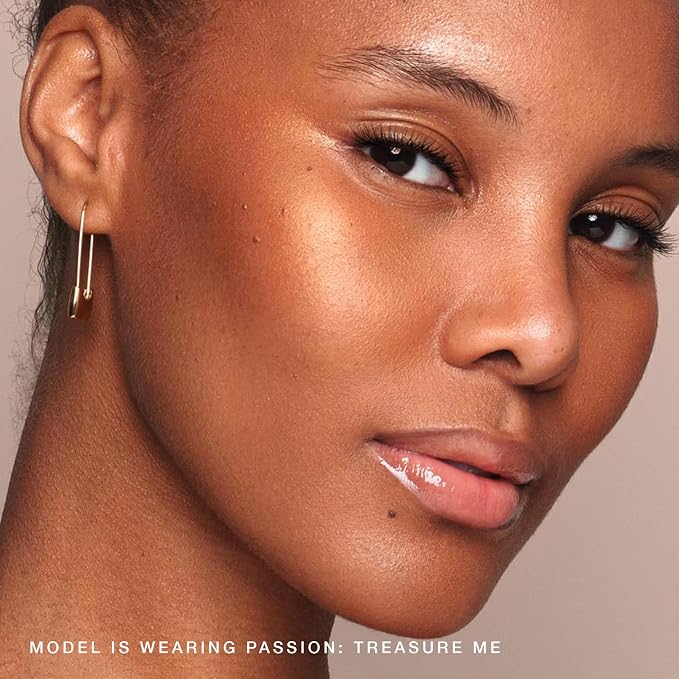Cherish Me: matte warm​ burnt amber​ / Treasure Me: shimmering warm​ bronze tangerine