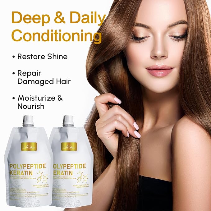 2 Pcs Keratin