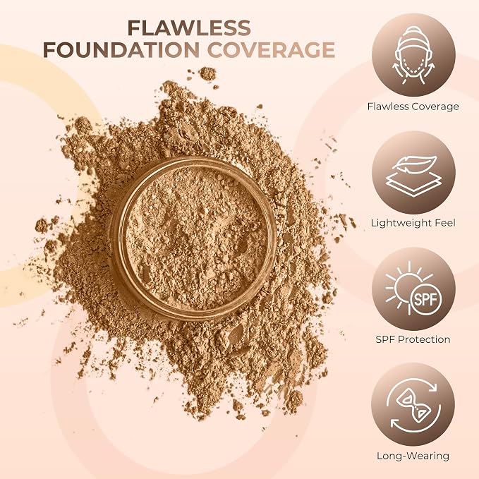 Deep Tan Foundation with Medium Concealer