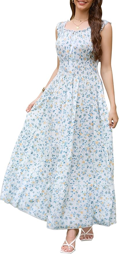 Yellow Blue Floral