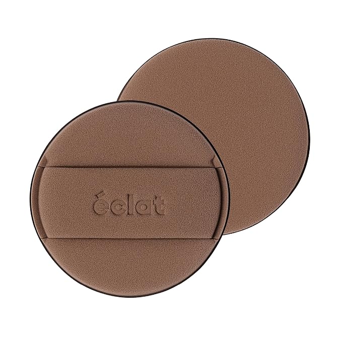 Rubycell Puff Mocha Round 2pcs