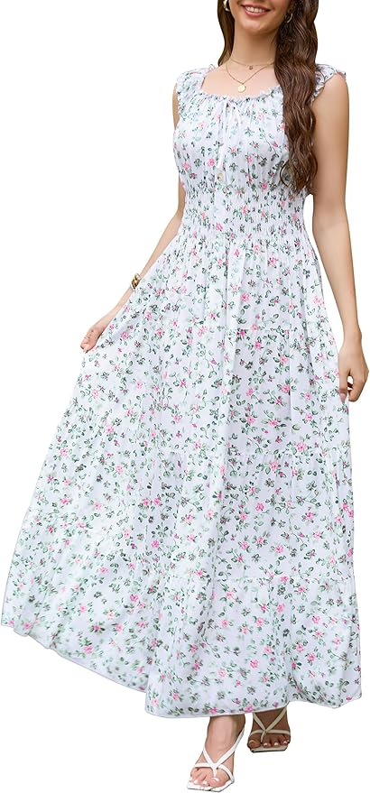 Pink Green Floral