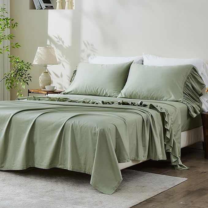 Sage Green Ruffles