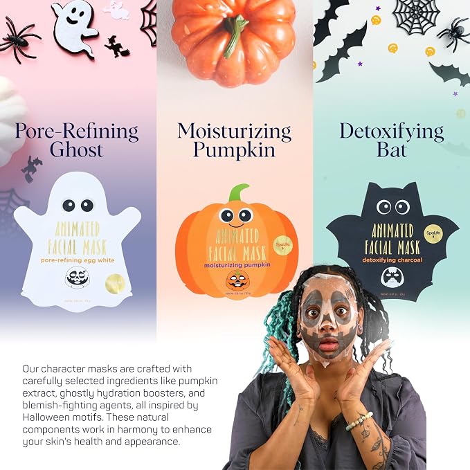 Ghost, Bat, Pumpkin