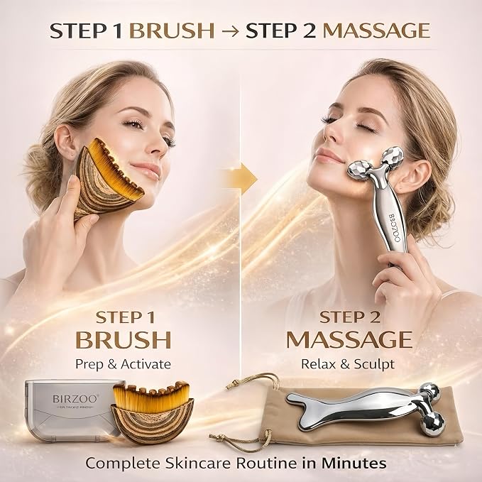 Roller + Contour Brush