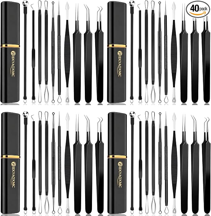 Black 40pcs