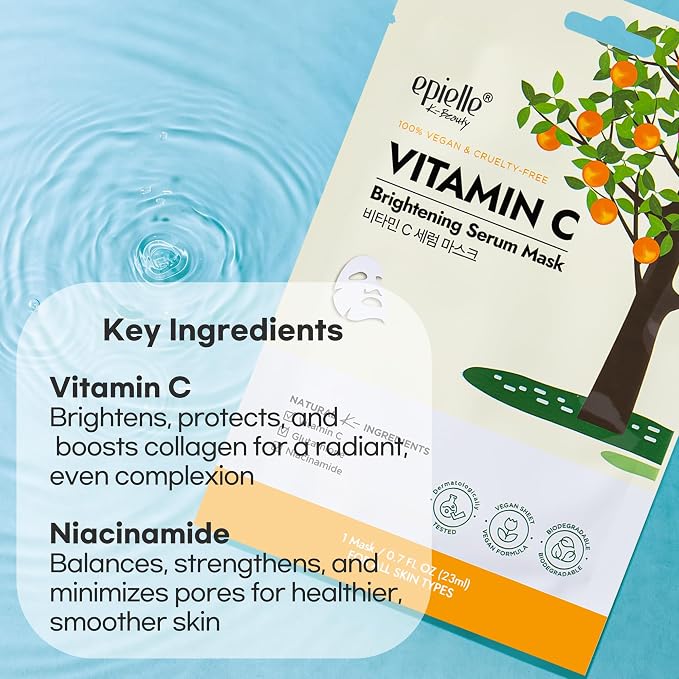 Vitamin C Serum Sheet Mask -5pk