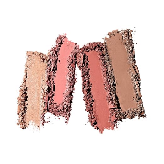 02 - Back To Cali (Champagne highlighter, soft peach blush, dusty rose blush, fair contour)