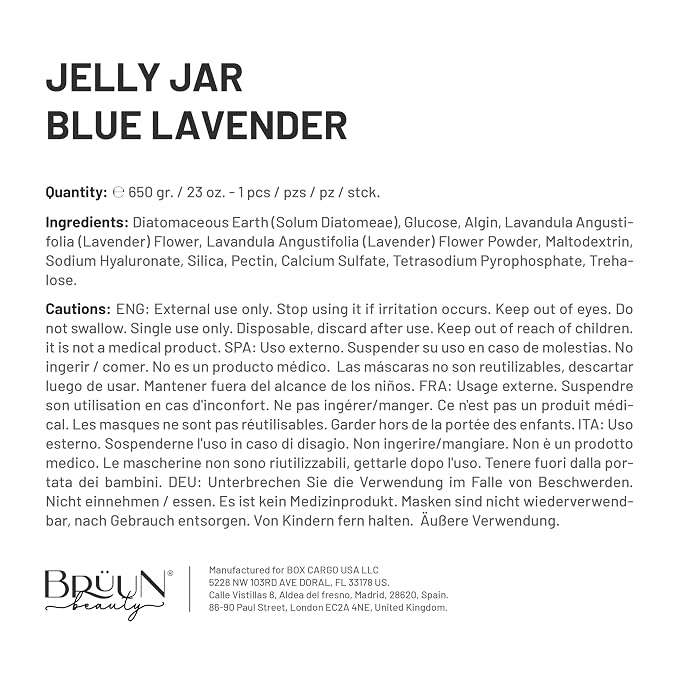 Blue Lavender Jar