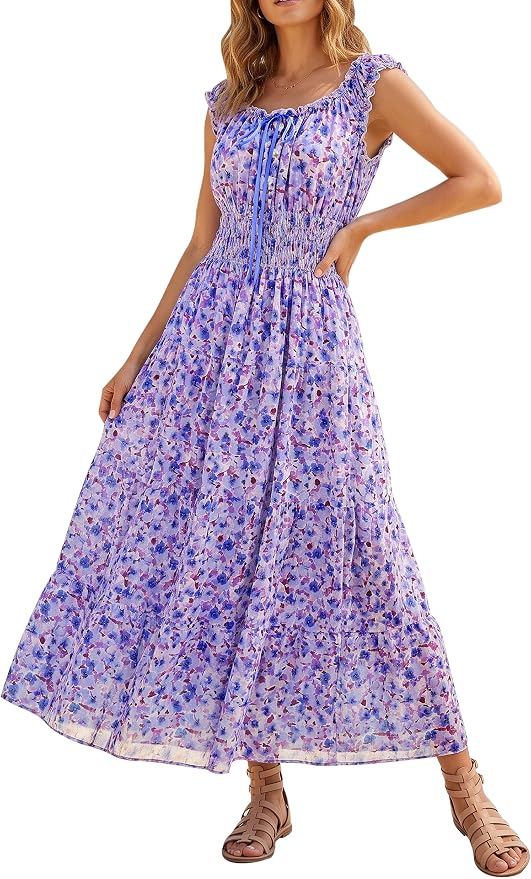 Blue Purple Floral
