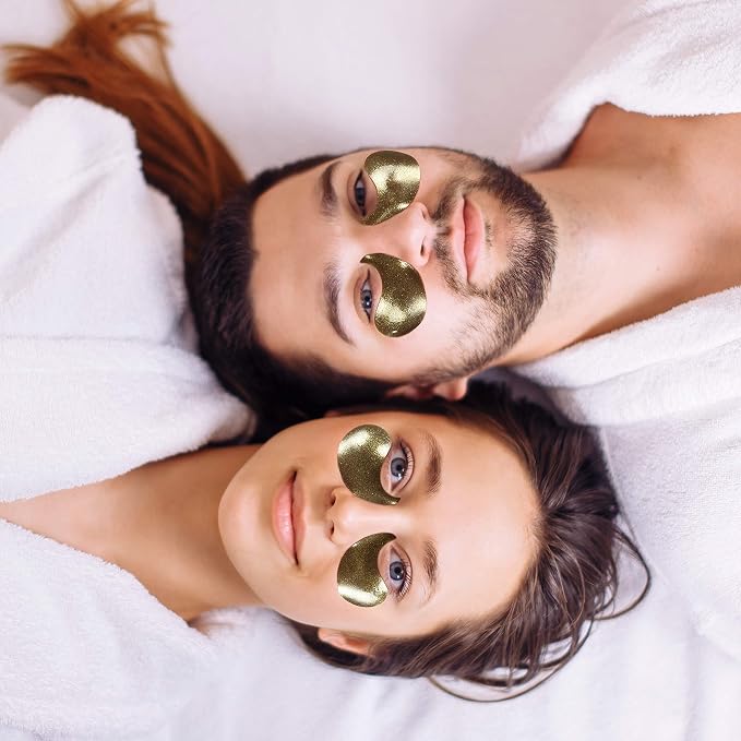 gold eye patches
