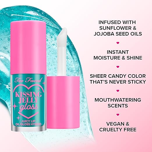 01 Strawberry Frosting (Clear With Pink & Gold Shimmer)