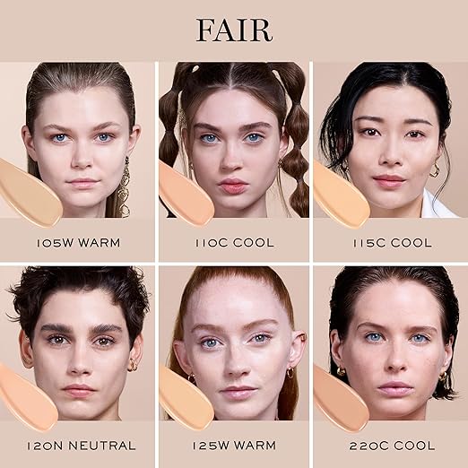 125W: fair-light with warm yellow undertones