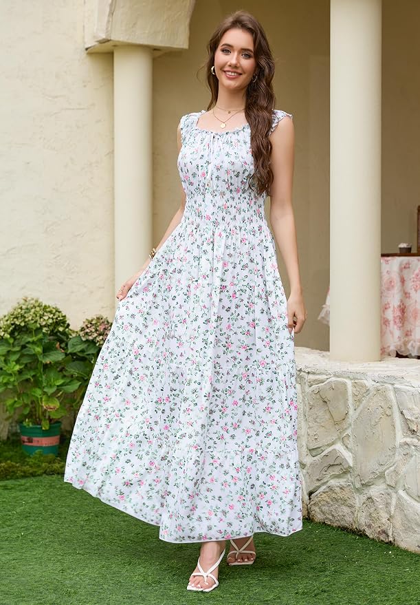 Pink Green Floral