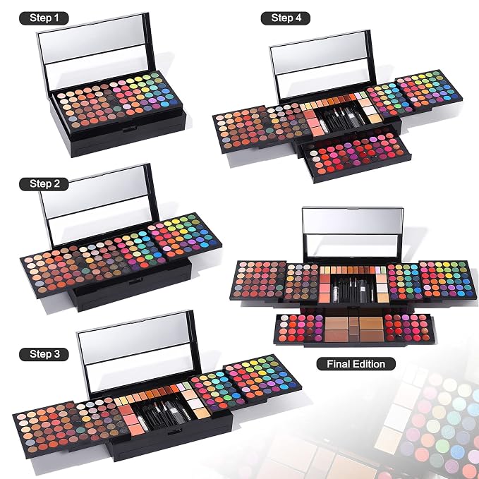 186-Color Traveler Makeup Kit
