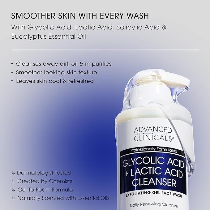 Vitamin C Face Wash + Glycolic Acid Wash Set