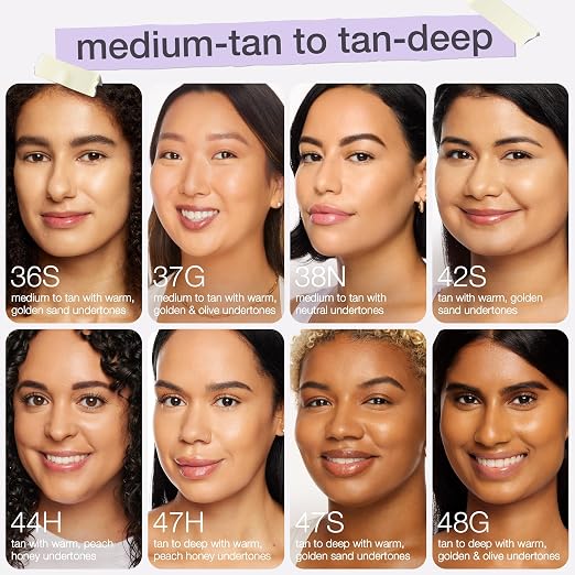 38N medium-tan neutral (medium to tan skin with a balance of warm & cool undertones )