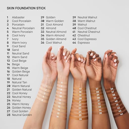 28 Neutral Golden (Rich brown with red undertones; for dark skin)