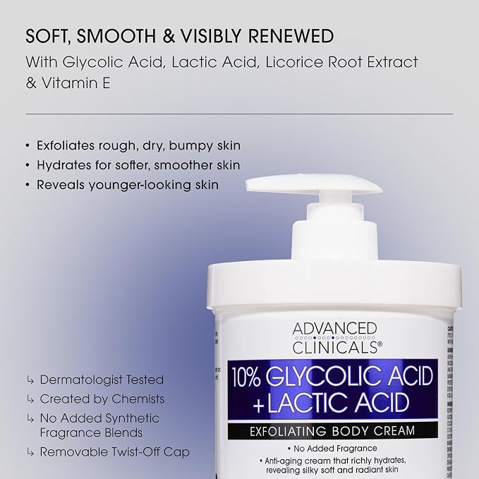 10% Glycolic + Lactic Acid Cream