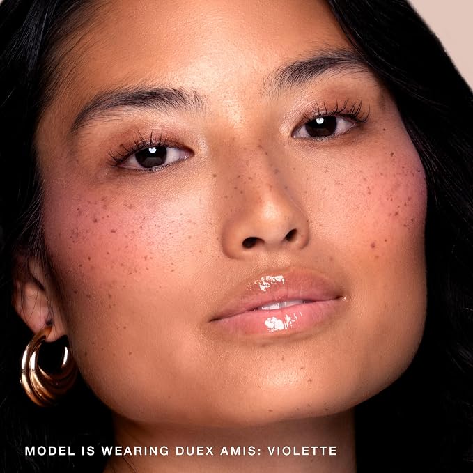 Violette: sheer cool pink / Clémentine: sheer golden peach
