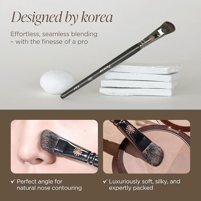Fits nose line for subtle contour