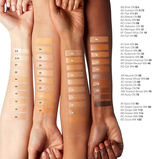 AU Vanilla CN 70 - moderately fair, cool-neutral undertones