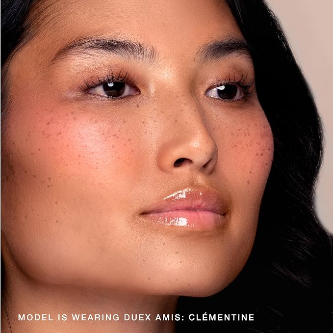 Violette: sheer cool pink / Clémentine: sheer golden peach