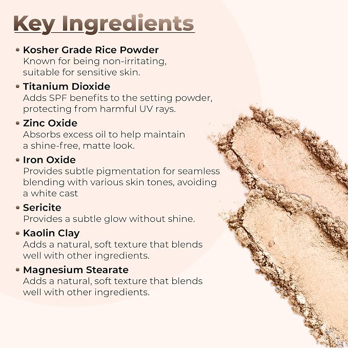 Light Shade Rice Setting Powder