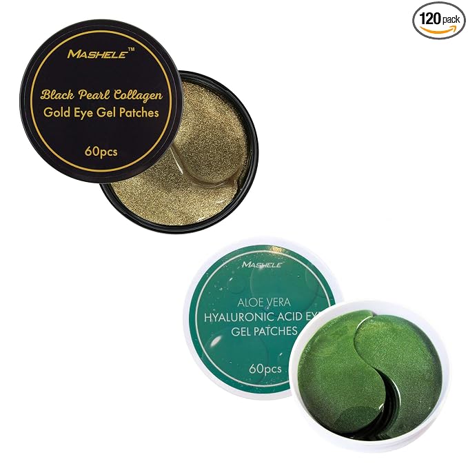 gold and aloe eye patches