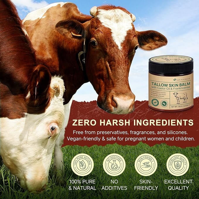 Beef Tallow with Frankincense 2 Pack
