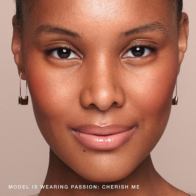 Cherish Me: matte warm​ burnt amber​ / Treasure Me: shimmering warm​ bronze tangerine