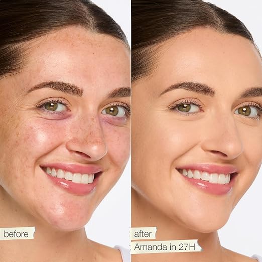 27H light-medium honey (light to medium skin with warm, peach undertones)